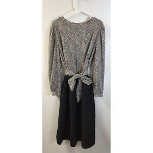 Woman’s Vintage/Retro Bondbrook Dress 1X Black/White With Belt 🤍